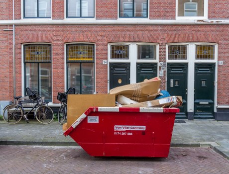 Rubbish removal truck in Dulwich